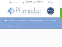 Tablet Screenshot of pharmedice.com.br